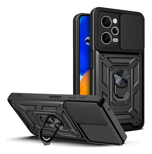 Protector Para Xiaomi Poco X5 Pro 5g Camring 3 En 1 Negro