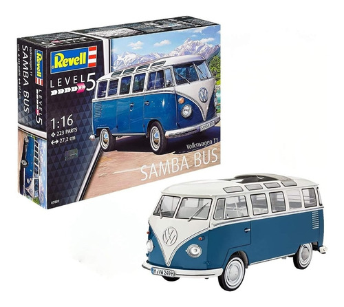 Kombi Volkswagen T1 Samba Bus - 1/16 - Revell 07009