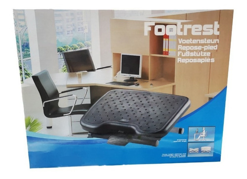 Imagen 2 de 4 de Base Ergonomica Descansa Pies Para Oficinas F6031-footrest