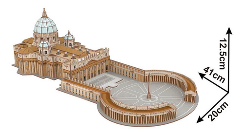 Puzzle 3d Vaticano Basilica De San Pedro C Series