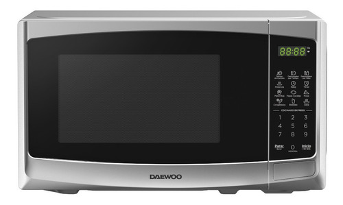 Imagen 1 de 1 de Daewoo Horno Microondas 0.7 Pies Silver Dmdp07s2bg
