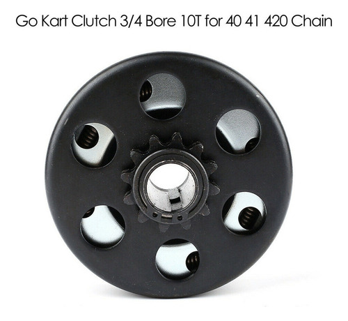Go Kart Clutch 3/4 Bore 12t Con Cadena #35, Embrague
