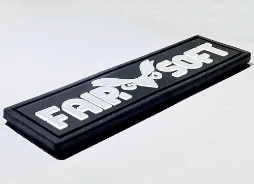 Imagem 3 de 3 de Patch Tático Airsoft Emborrachado Fairsoft 10x2,8cm