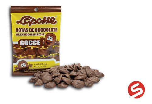 Laposse Gotitas Chocolate/leche 12pzs De 45 Grs