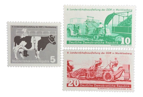 Alemania Ddr, Serie Mi 628-30 Expo Agrícola 1958 Mint L15990