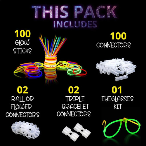 Para Barras Luminosas Pulseras Resplandecientes Collares