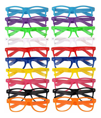 Gafas De Nerd A Granel (paquete De 20) - Gafas Falsas De Len