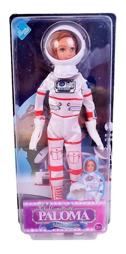 Imagen 2 de 5 de Muñeca Paloma Astronauta El Duende Azul