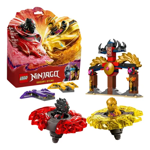 Kit de construção Ninjago Batalha de Spinjitzu de Dragão Pack 71826 Lego