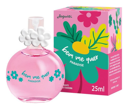 Colônia Feminina Bem Me Quer Paradise 25ml - Jequiti