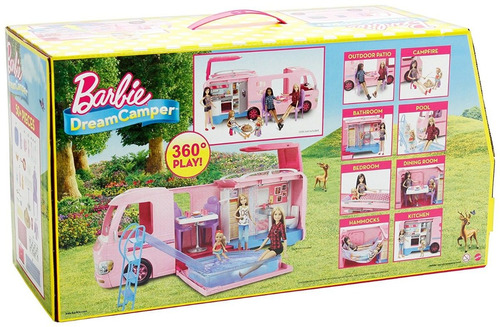 Barbie Camper Carro Camioneta Caravana Camping Hoyyyyyy