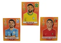 Comprar Figuritas Qatar 2022 X3 Suarez, Neymar Y Ronaldo