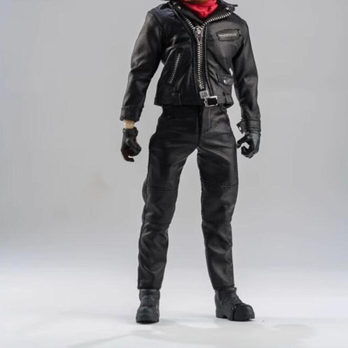 Figura A Escala 1/12, Conjunto De Chaqueta De Cuero Pu,