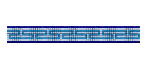 Imagen 1 de 1 de Cenefa En Mosaico Veneciano Maya Metro Lineal