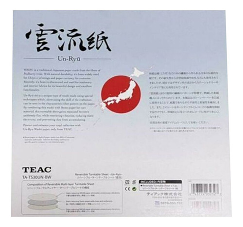 Mat Antiestatico Para Tornamesa Teac (washi)