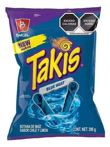 Botana Takis Blue Heat 390g