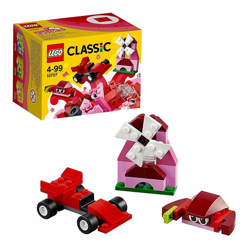 Lego Classic - Red Creativity Box - 10707 - 55pcs 