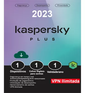 Kaspersky Antivírus Plus 1 Usuário 1 Ano