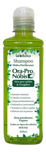 Shampoo Ora-pro-nóbis E Gengibre Crescimento Contra Caspa
