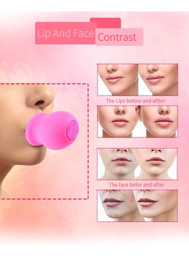 Bomba De Labios Con Cepillo Para Labios Que Embellecen