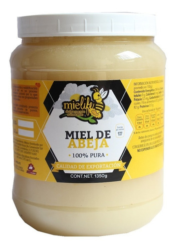 Miel De Abeja Pura Natural 2.5 Kg Flor De Mezquite Mielife