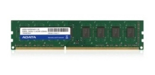 Imagen 3 de 3 de Memoria Ram Adata Addu1600w8g11-s Ddr3 1600 Mhz 8gb Bajo Vol