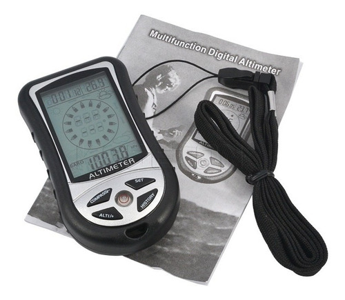 Altimetro Barometro 8 En 1 Teloj Termometro Brujula Digital