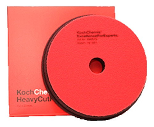 Koch Chemie Pad Espuma 3' Corte Alto Rojo Premium - Pcd