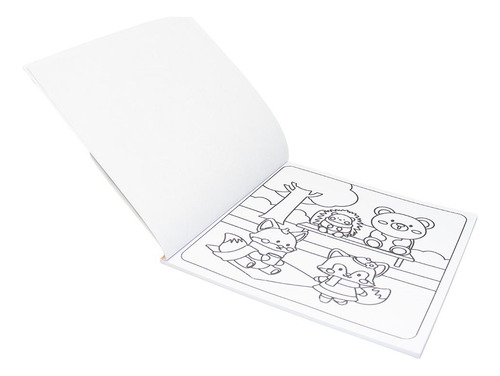 Fluffy Friends - Coloring Book: Cozy Bear