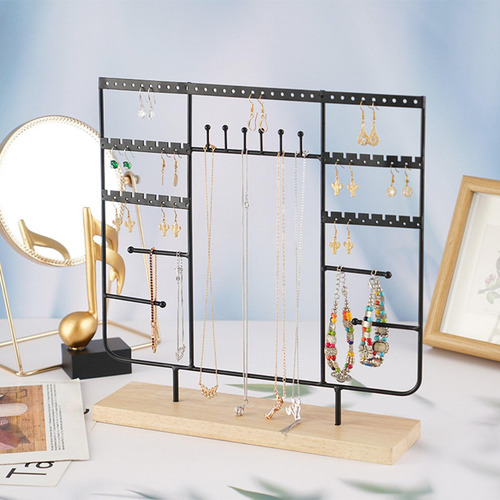 Soporte Organizador De Joyas Con Soporte Colgante De Base De
