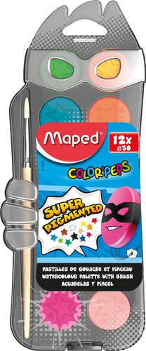 Acuarelas Maped Colorpeps X12 Frigusnet 