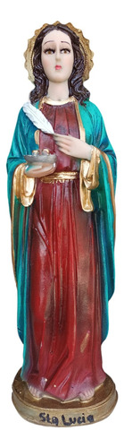 Santa Lucia, Virgen De Los Ciegos, 30cm. Resina