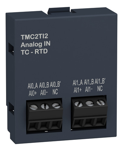 Tmc2ti2 Plc Analogue Input Cartridge, Modicon M221, 2 Tempe