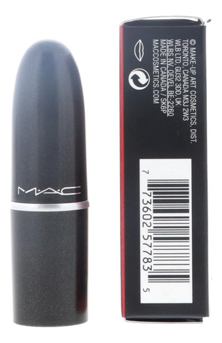 Mac Pequeño Lápiz Labial Color Ruby Woo, Rojo, Mini (macs7p0