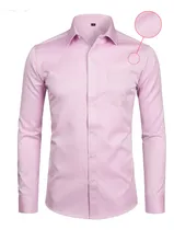Comprar Camisa De Vestir De Negocios Para Hombre, Camisas Casuales L