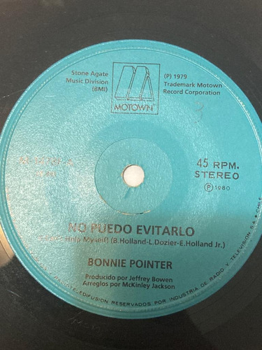 Vinilo Single De Bonnie Pointer Quiero Hacerlo (w68.