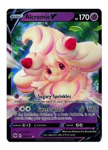Alcremie V 022/073 Ultra Raro Pokemon Tcg