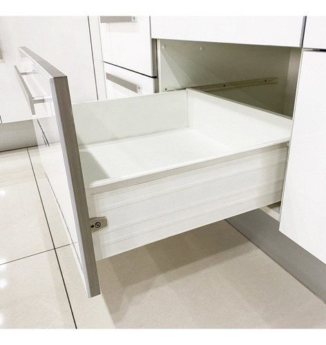 1 Par Corredera Lateral Cajón Sbp | 2mm | 450x86mm | Ducasse