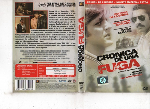 Crónica De Una Fuga (2 Dvd) - Dvd Original - Buen Estado