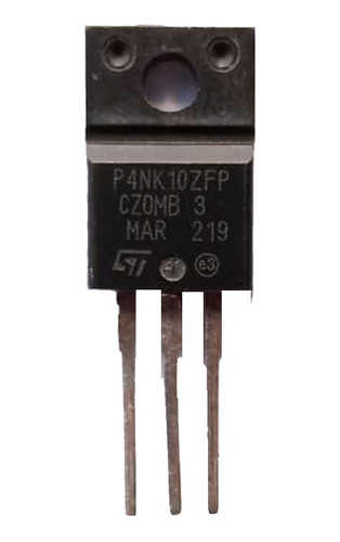 Mosfet 4n10 P4nk10zfp Canal N