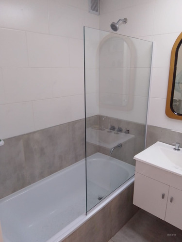 Imagen 6 de 7 de Mampara De Baño Fija 160x80 8mm Con Perfileria Oferta!!!!