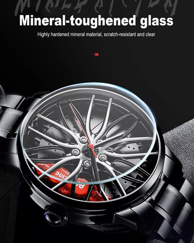 Relojes De Coche Para Hombre: Diseño Deportivo De Acero Inox