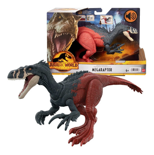 Jurassic World Ruge E Ataca Megaraptor Com Som - Mattel