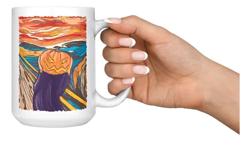comprar Taza Grande 15 Onzas Parodia El Grito Calabaza