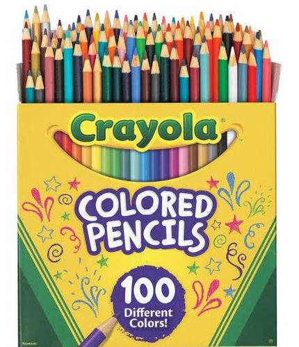 Oferta 100 Colores De Madera Marca Crayola