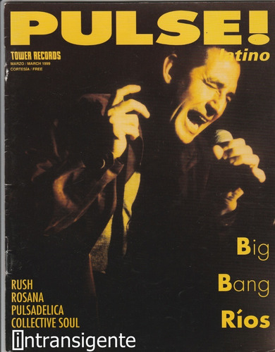 Big Bang Ríos - Revista Pulse! Latino Tower Records (1999)