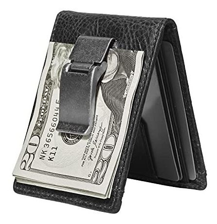 Hoj Co. Deacon Id Bifold Money Clip Wallet Para L3z69