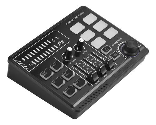 Consola De Sonido Gaming Mixer 48v Phantom Power Interface R