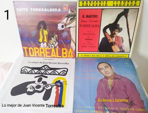 4discos Vinilo Juan Vicente Y Bolero Llanero Precio X Todos 