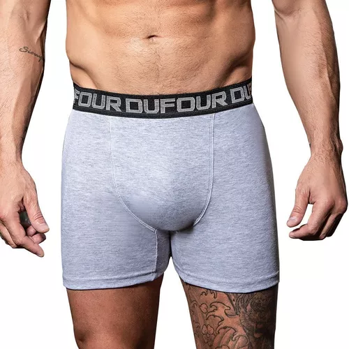 Pack X3 Boxer Hombre Dufour Algodón C/elástico Visible 12052